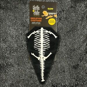 ☠️New Bearded Dragon Glow in the Dark Skeleton Halloween Costume☠️